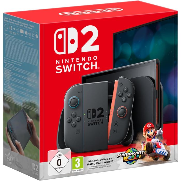 NINTENDO SWITCH 2 + JUEGO MARIO KART WORLD	